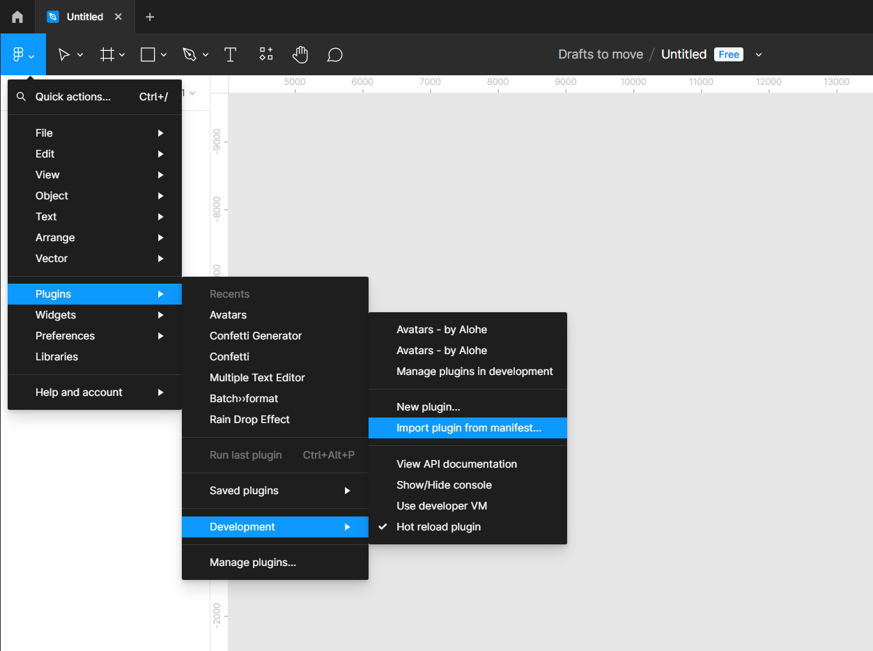 Importing the plugin