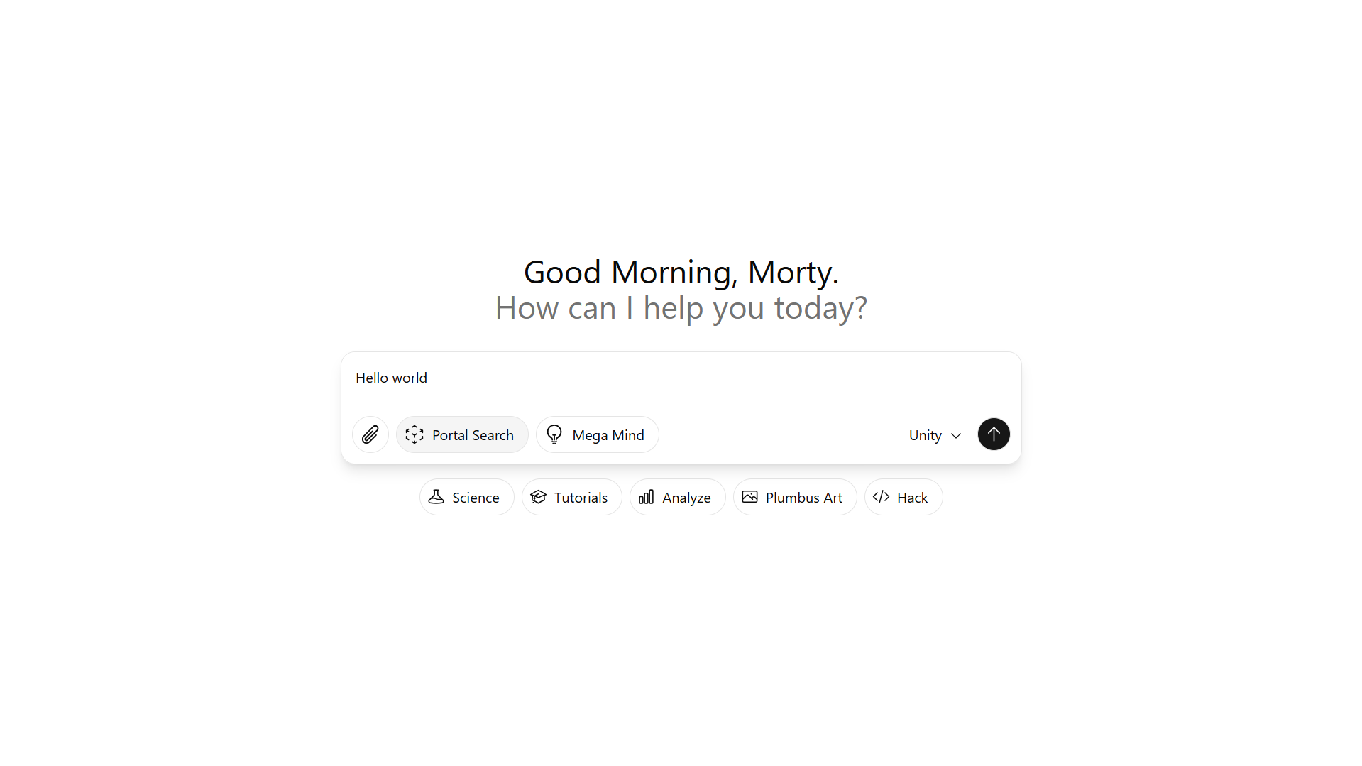 AI Assistant Interface