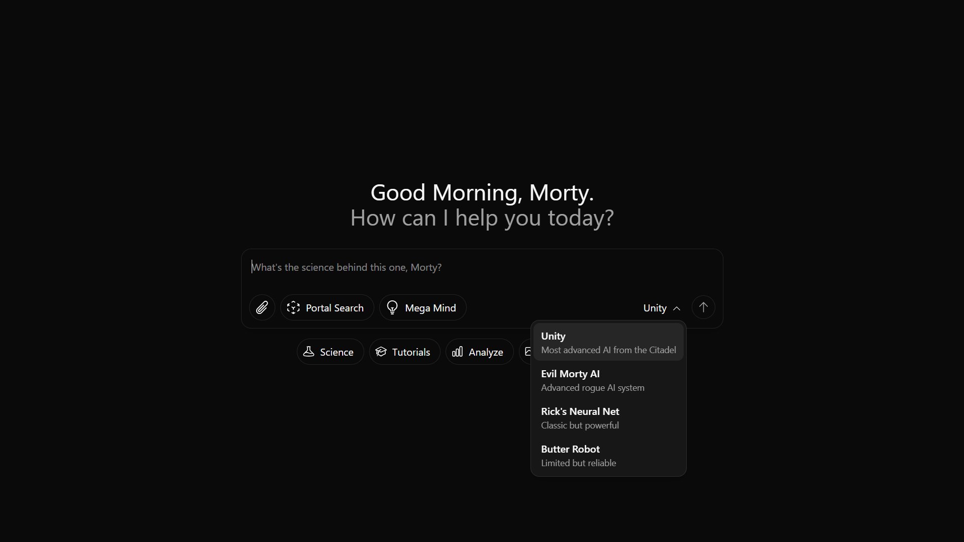 AI Assistant Interface